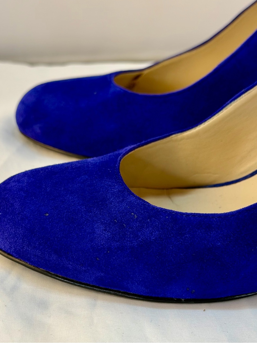 Nine West Royal Blue Suede Pumps - Picture 6 of 14